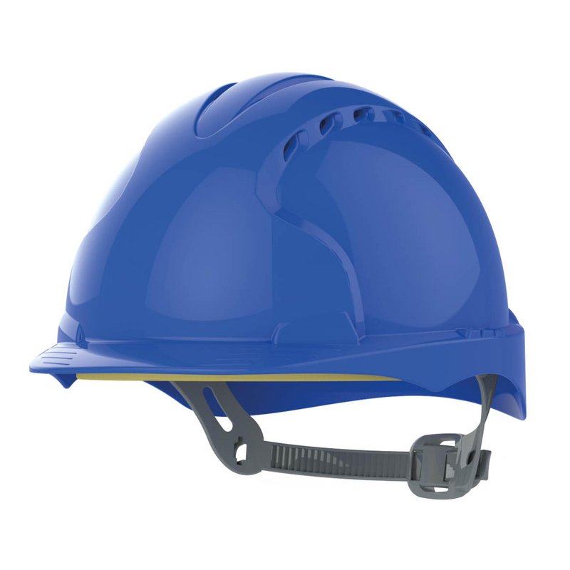 Jsp Evo2 Adjustable Safety Helmet In Blue Hdpe
